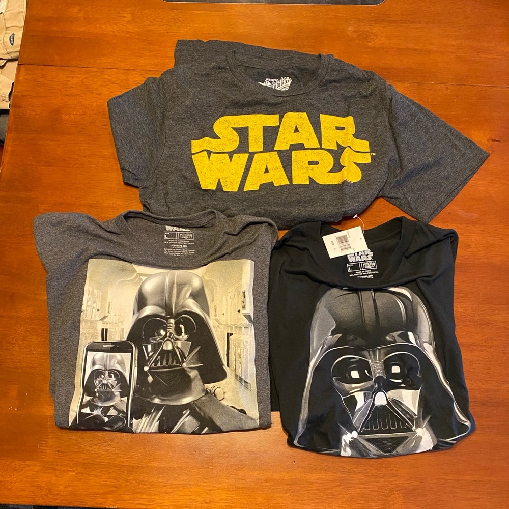 Star Wars shirt Combo (3 T-shirts)